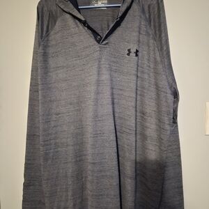 Under Armour Men's Dark Gray Casual Shirt
